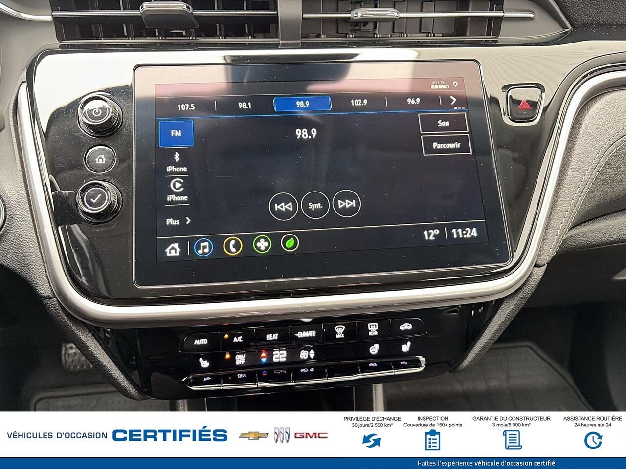 2023 CHEVROLET BOLT Traction avant 4 portes LT BLEU BRIL Montmagny - photo #14