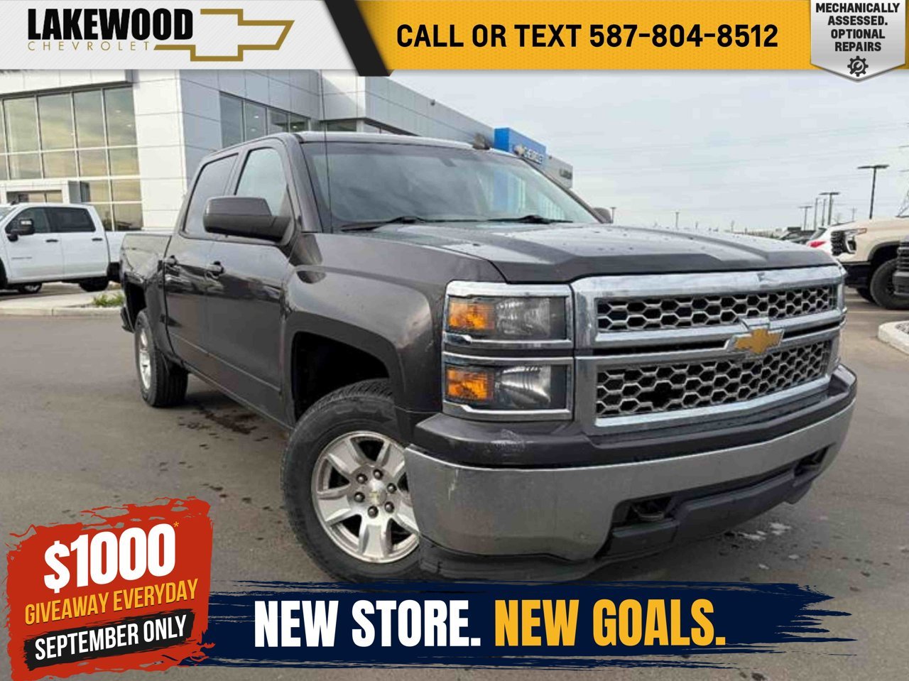 2015 Chevrolet Silverado 1500 4WD Crew Cab 143.5 LT w/1LT Grey Sherwood Park - photo #0