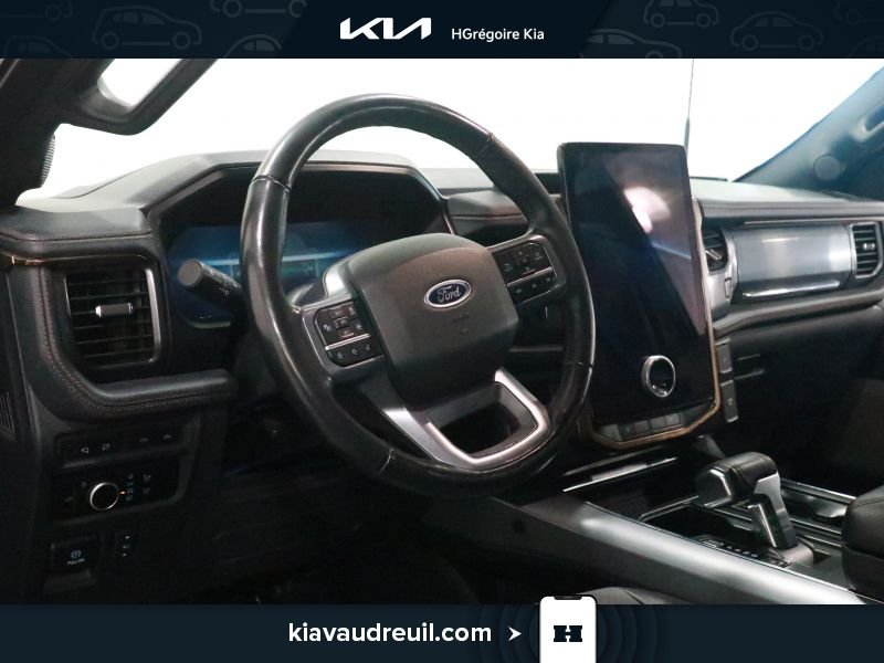 Ford F150 KA8110A | LARIAT AWD A/C CUIR GR ELECT MAGS CAM RECUL BLUETO 2023 Noir Laval - photo #10