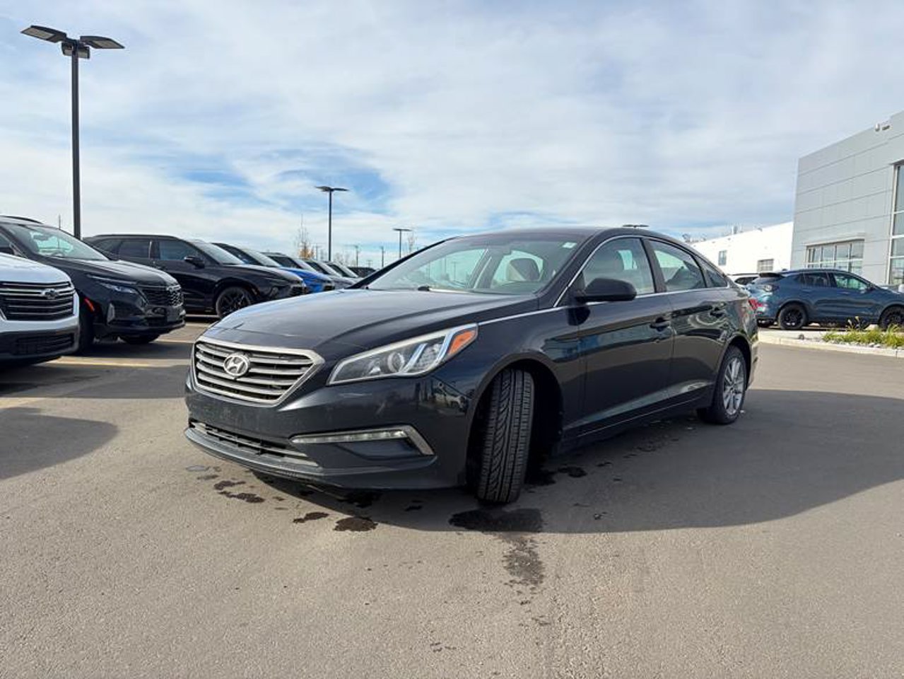 2015 Hyundai Sonata 4dr Sdn 2.4L Auto GL Black Sherwood Park - photo #2