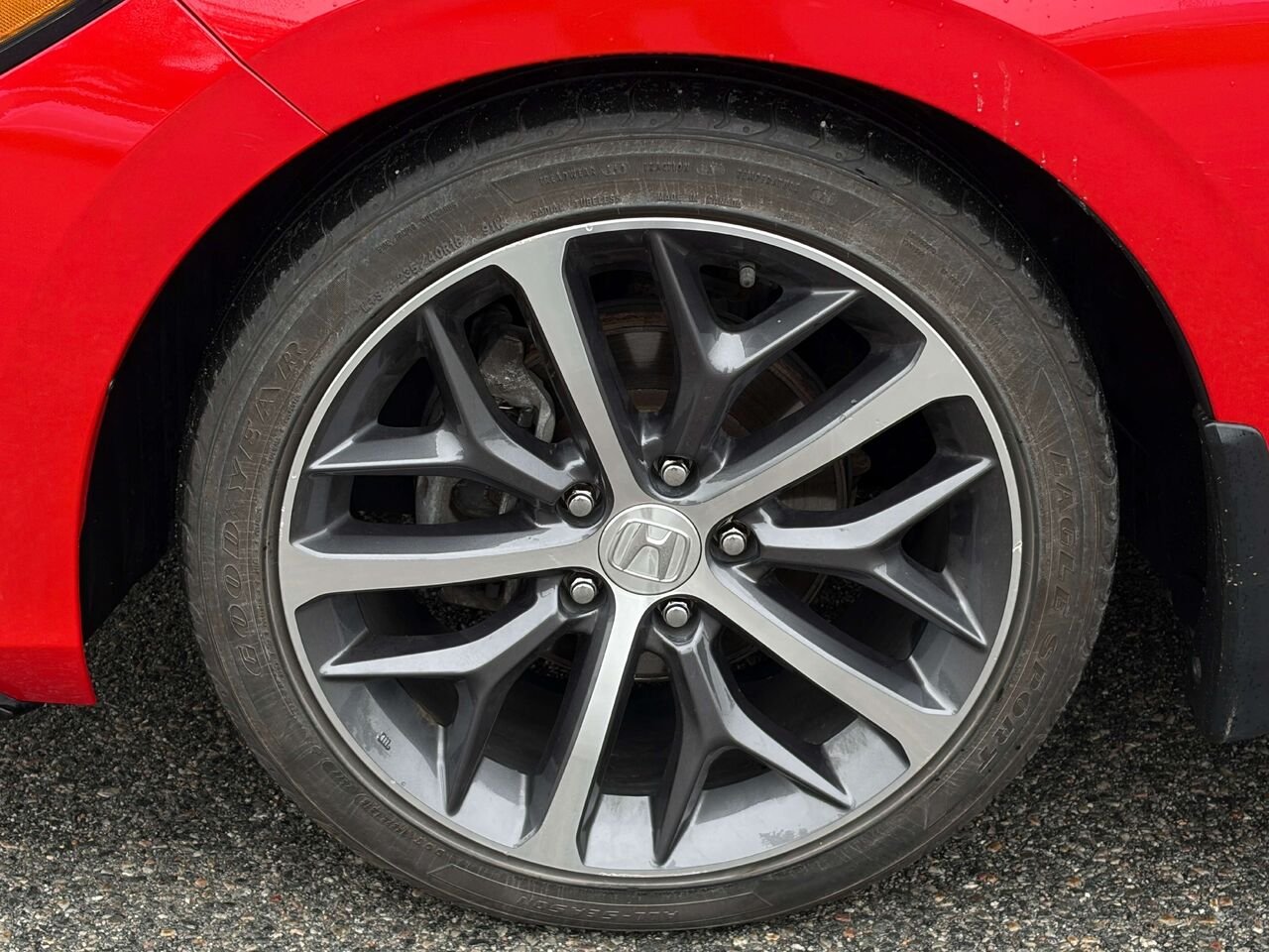 Honda Civic Touring 2022 Rouge Gatineau - photo #8