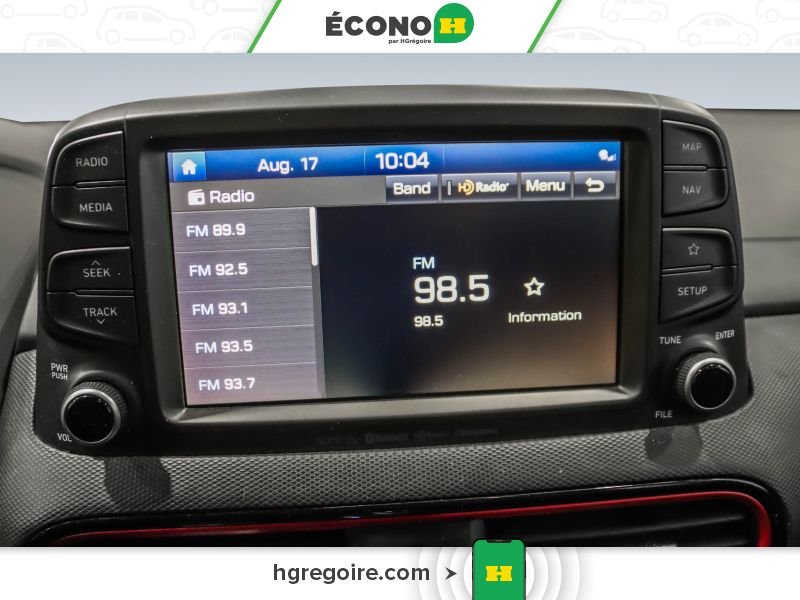 Hyundai Kona 822130 | Ultimate AWD CUIR TOIT BLUETOOTH CAMÉRA MAGS 2020 Rouge Laval - photo #17