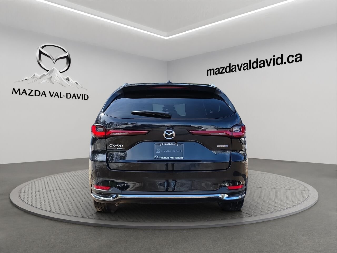 2026 Mazda CX-90 PHEV GT PHEV, toit pano, cuir, sièges ventilés Jet Black Mica Val-David - photo #16