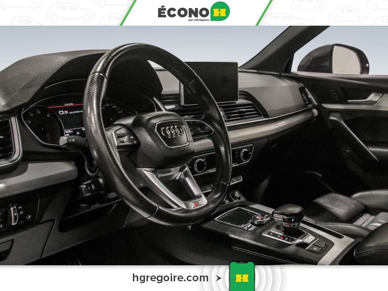 Audi Q5 822017 | Progressiv AWD CUIR TOIT BLUETOOTH CAMÉRA MAGS 2018 Gris Laval - photo #9