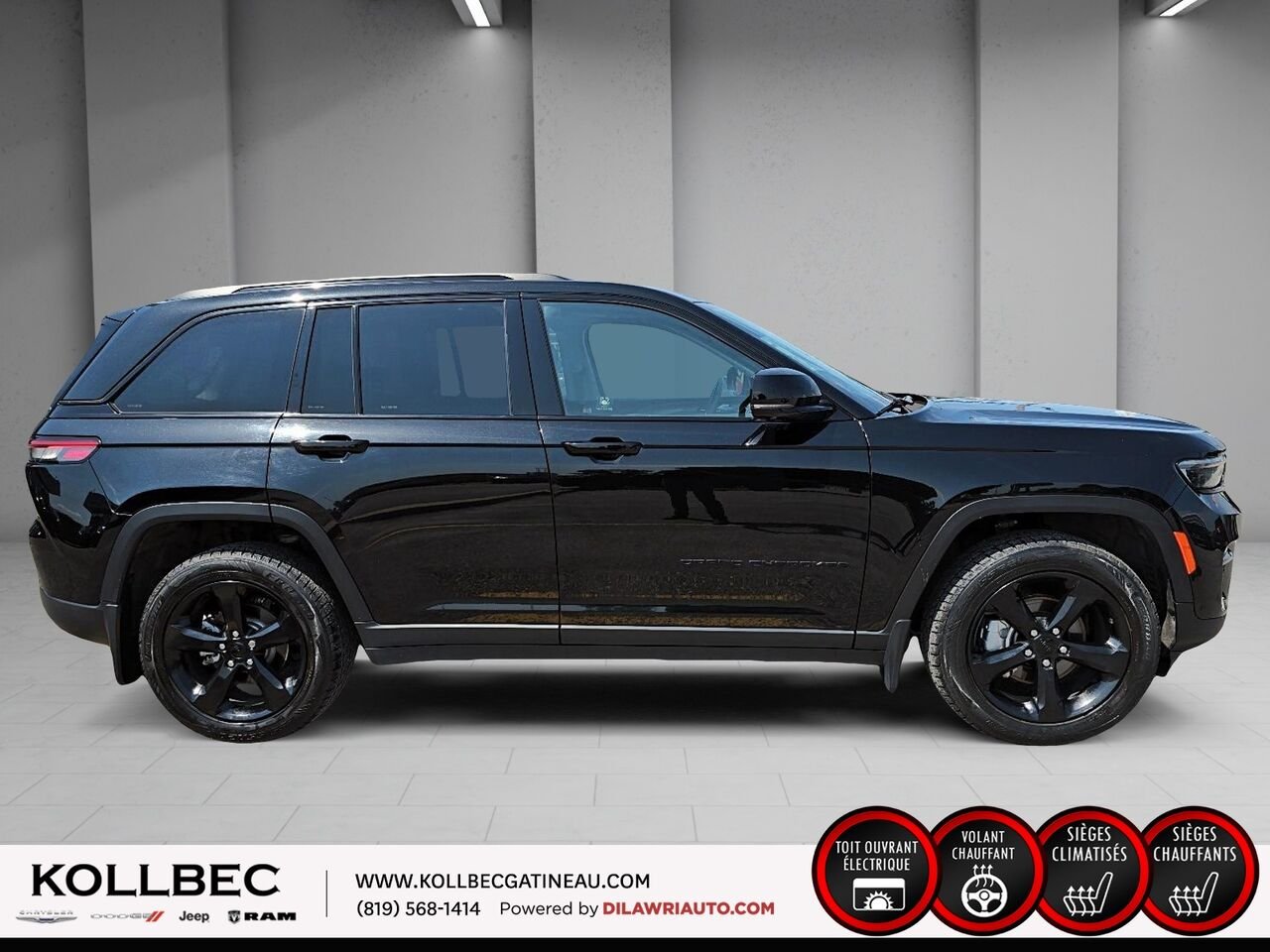 2023 JEEP GRAND CHEROKEE 26561 | Limited 4x4 Black Gatineau - photo #12
