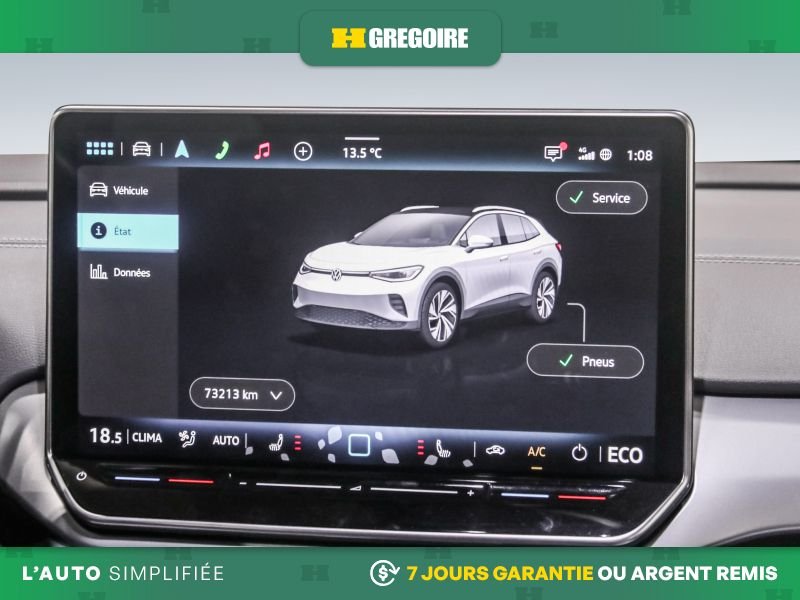 Volkswagen ID.4 823626 | Pro AWD AUTO A/C CUIR NAV MAGS CAM RECUL BLEUTOOTH 2024 Noir Laval - photo #21