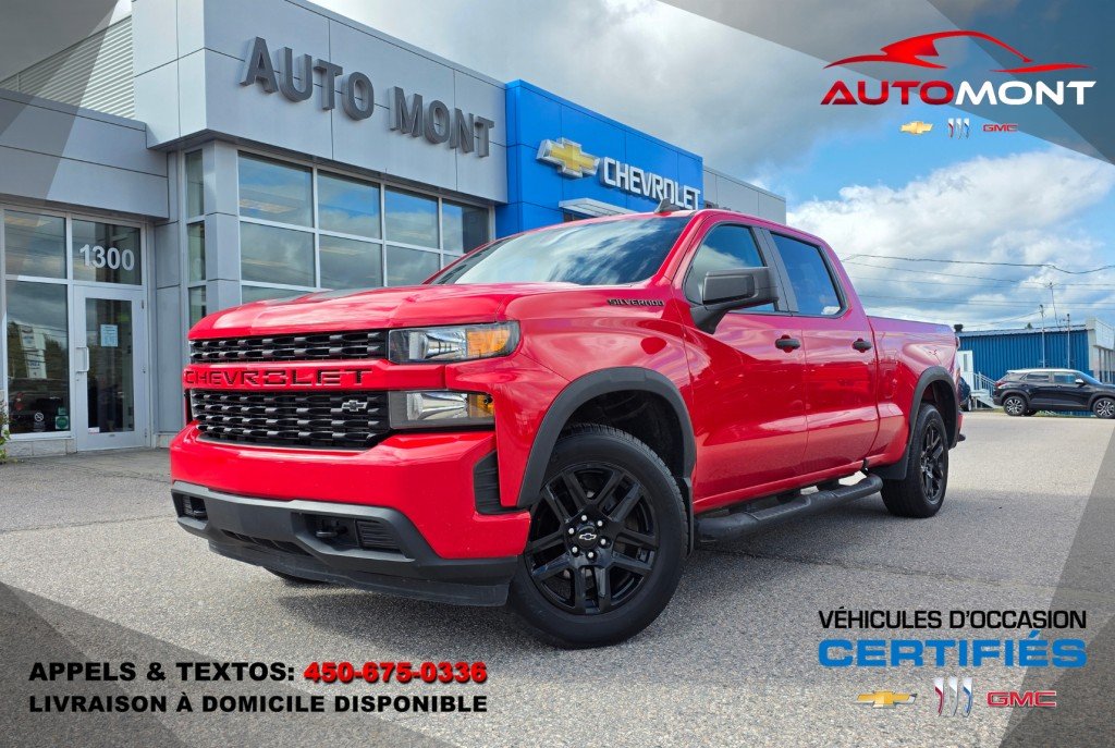 CHEVROLET Silverado 1500 Custom 4X4 2022 Rouge Mont-Laurier - photo #0