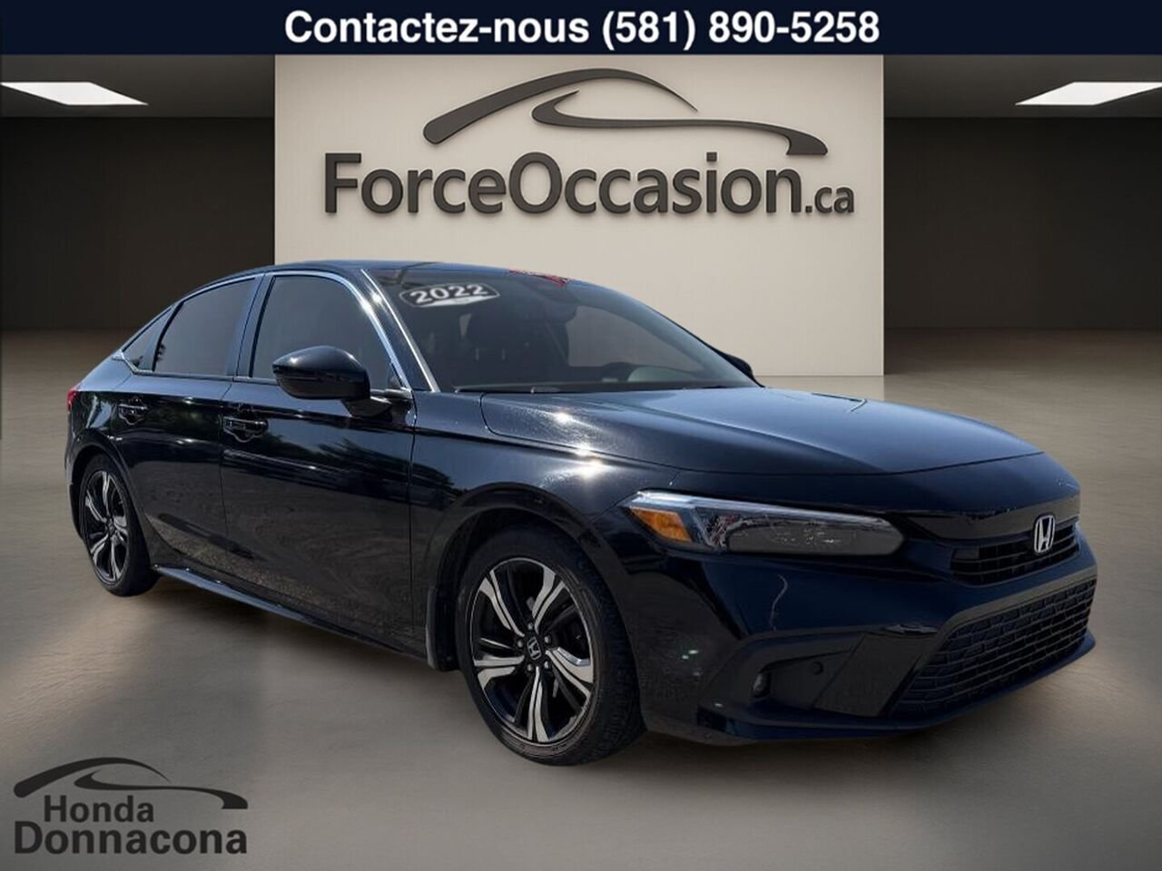 Honda Civic 2022 Noir  - photo #5