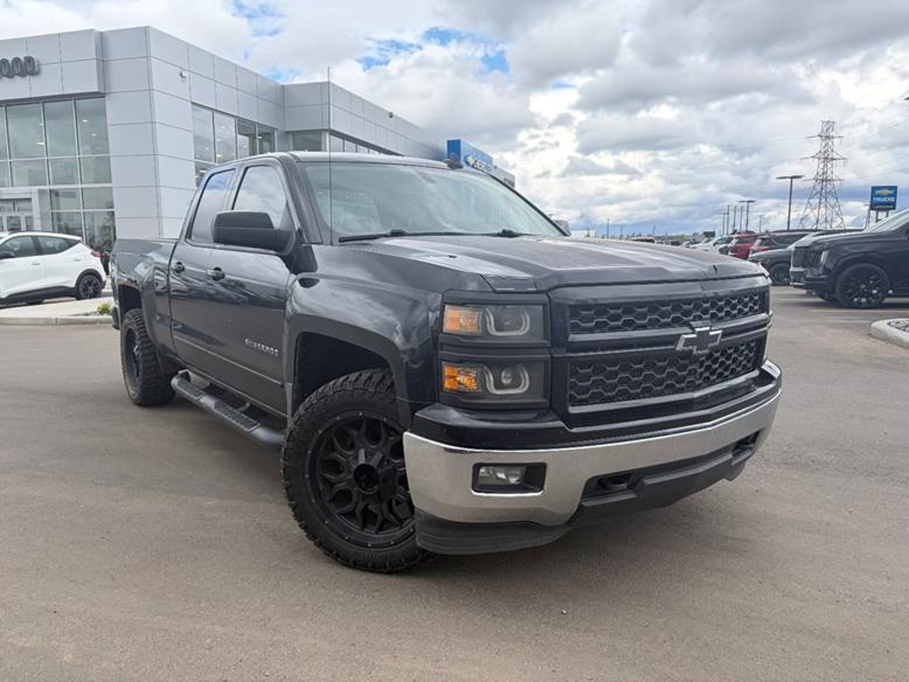 2015 Chevrolet Silverado 1500 4WD Double Cab 143.5 LT w/1LT Black Sherwood Park - photo #1