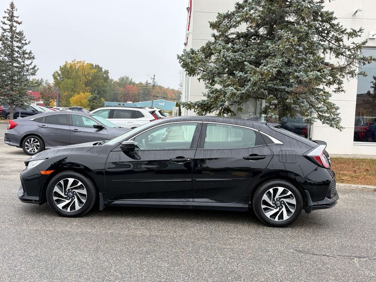 Honda Civic LX 2018 Noir Gatineau - photo #2