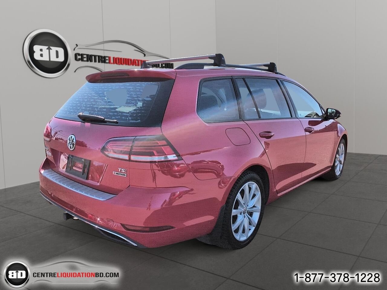 2018 Volkswagen Golf SportWagen Trendline DSG 4MOTION | BD0395 Red Granby - photo #5