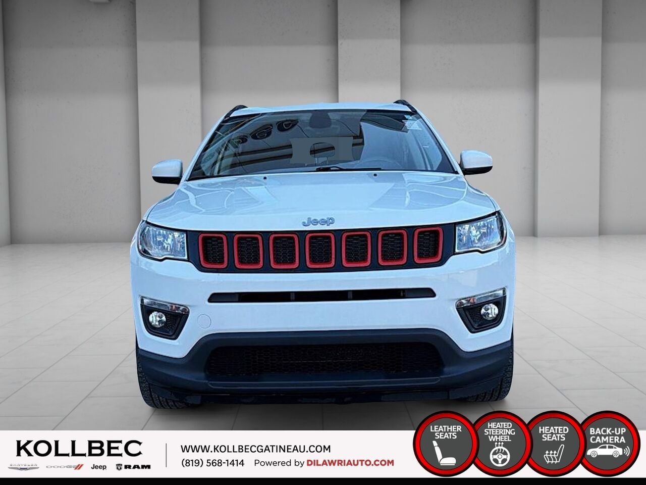 2018 Jeep Compass U19570 | North 4x4 White Gatineau - photo #10
