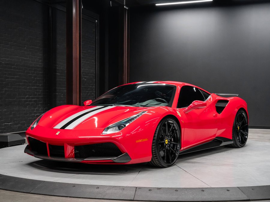 2019 Ferrari 488 GTB 2019 Red