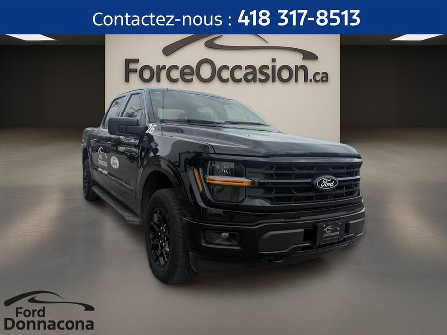 Ford F-150 XLT cabine SuperCrew 4RM caisse de 5,5 pi 2025 Noir