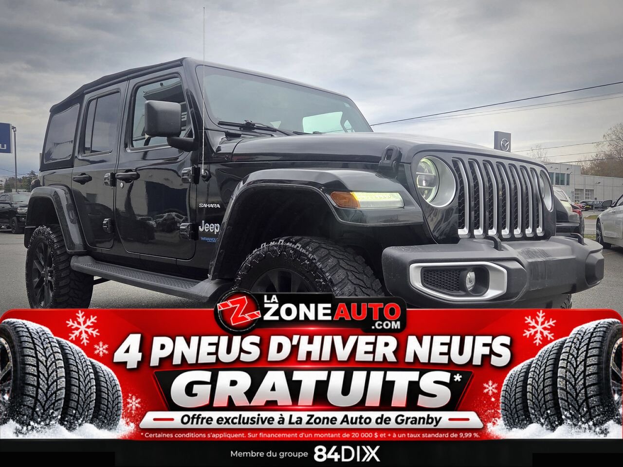 Jeep Wrangler 4xe 2021 Noir Granby - photo #8