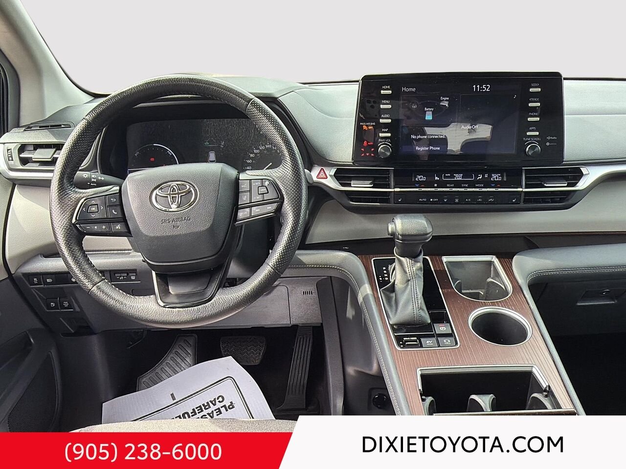 2024 Toyota Sienna LE AWD HYBRID / CLEAN CARFAX / 8 SEATS / HEATED SEATS / ALLOY WHEELS / CARPLAY AND ANDROID AUTO Black Mississauga - photo #16