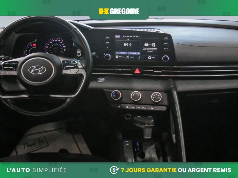 Hyundai Elantra 729206 | Preferred AUTO A/C GR ELECT MAGS CAM RECUL BLUETOO 2021 Blanc Laval - photo #11