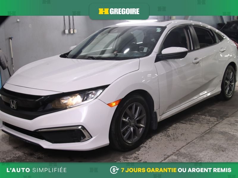 2021 Honda Civic White Laval - photo #2