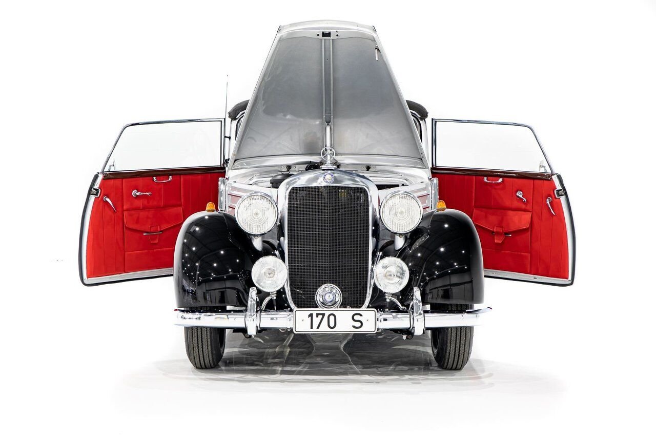 Mercedes-Benz 170S Cabriolet B Wonderfully Presented Old Restoration 1950 Gris Montréal - photo #37