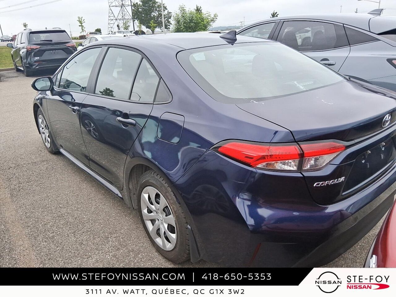 Blue 2026 Toyota Corolla Sedan Front-Wheel Drive Continuously Variable Transmission