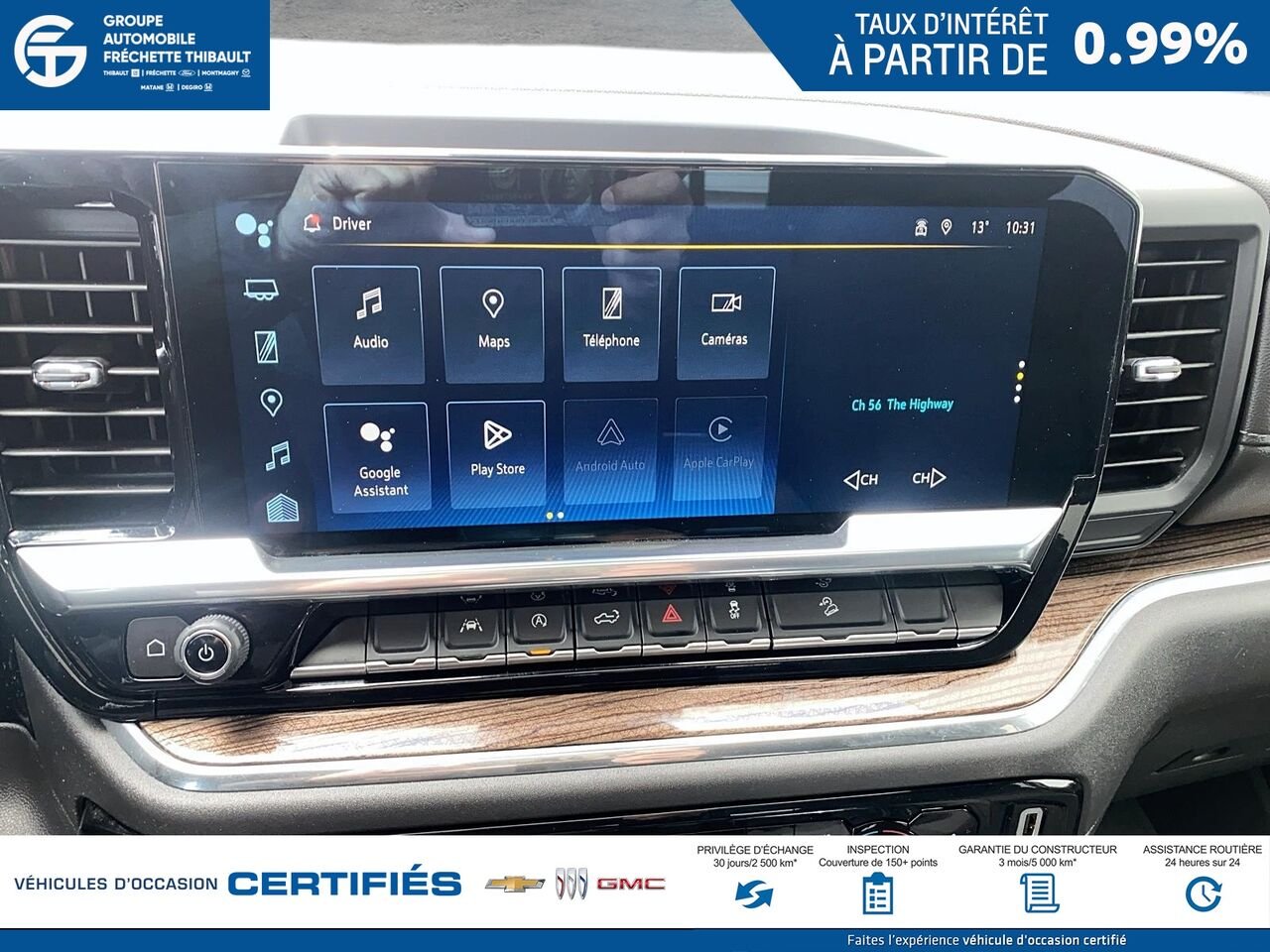CHEVROLET SILVERADO LT Trail Boss cabine multiplace 4RM 157 po 2024 Blanc Montmagny - photo #12