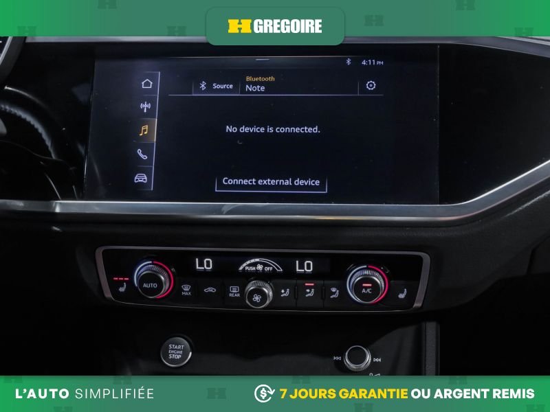 Audi Q3 821606 | Komfort AWD AUTO AC CUIR TOIT MAGS CAM RECULE 2019 Noir Laval - photo #19