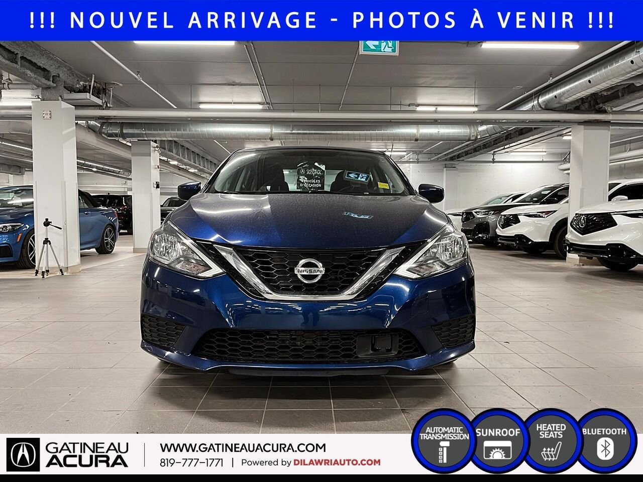 Nissan Sentra SV 2019 Bleu Gatineau - photo #1