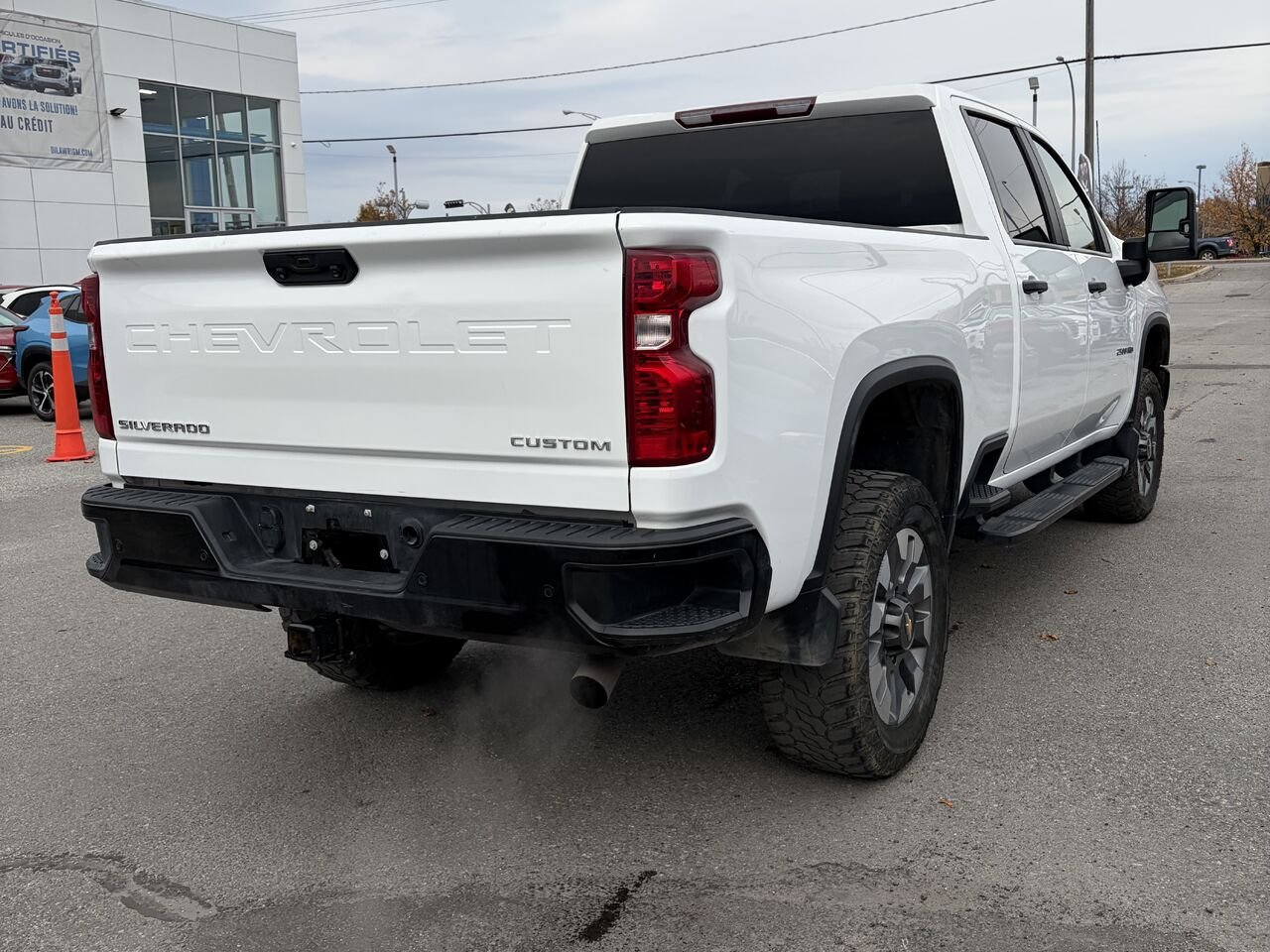 CHEVEROLET SILVERADO DIESEL Custom cabine multiplace 4RM 159 po 2024 Blanc Gatineau - photo #17