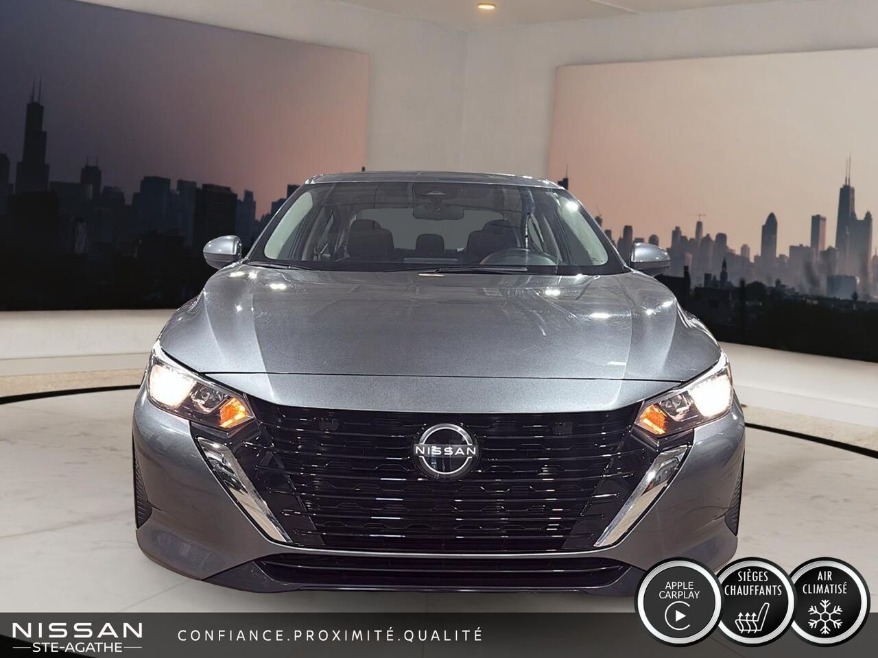 Nissan Sentra S Plus | AUTOMATIQUE | APPLE CARPLAY | UN SEUL PROPRIÉTAIRE 2024 Gris Saint-Jérôme - photo #1