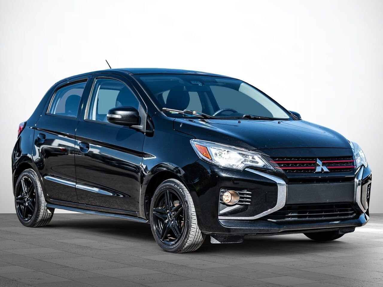 2021 Mitsubishi Mirage Black Sainte-Julienne - photo #1