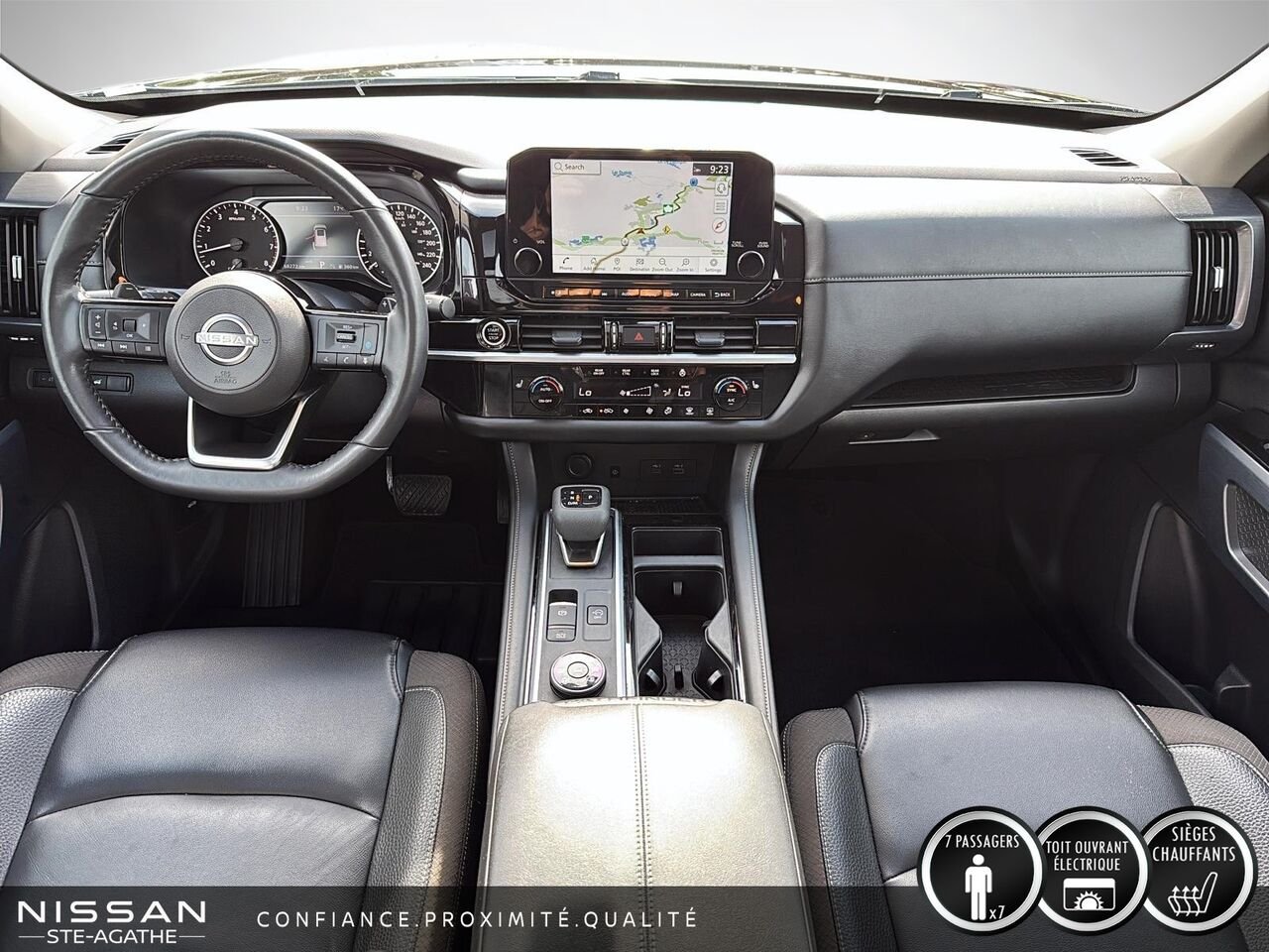 Nissan Pathfinder SL TI | CUIR | TOIT OUVRANT | NAVIGATION | ATTELAGE 6 000 LB 2024 Noir Saint-Jérôme - photo #10