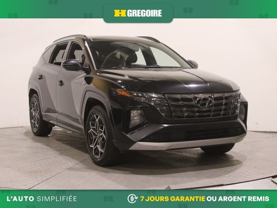 2024 Hyundai Tucson N-Line AWD AUTO A/C CUIR TOIT NAV MAGS CAM RECUL B Black