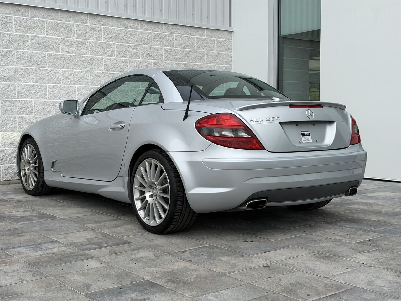 Mercedes-Benz Classe-SLK SLK 350 COVERTIBLE **RECONSTRUIT** 2011 Argent Laval - photo #10