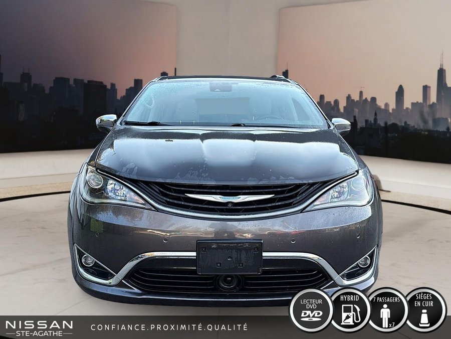 2018 Chrysler Pacifica Hybrid LIMITED | HYBRIDE RECHARGEABLE | CUIR | TV/DVD | SIÈGES VENTILÉS | CARPLAY Grey