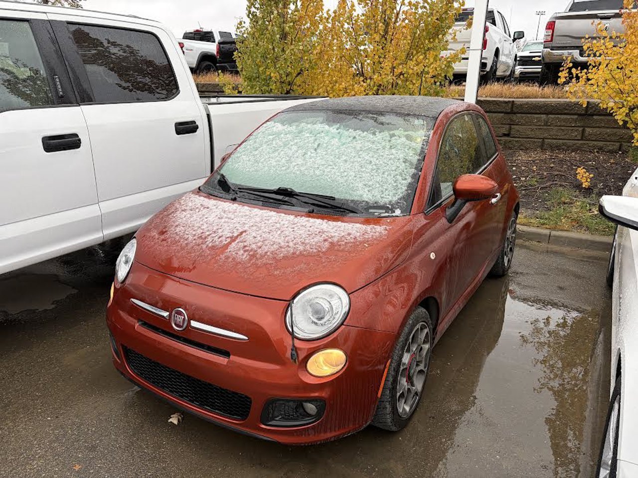 2012 FIAT 500 2dr HB Sport Rame (Copper) Sherwood Park - photo #1
