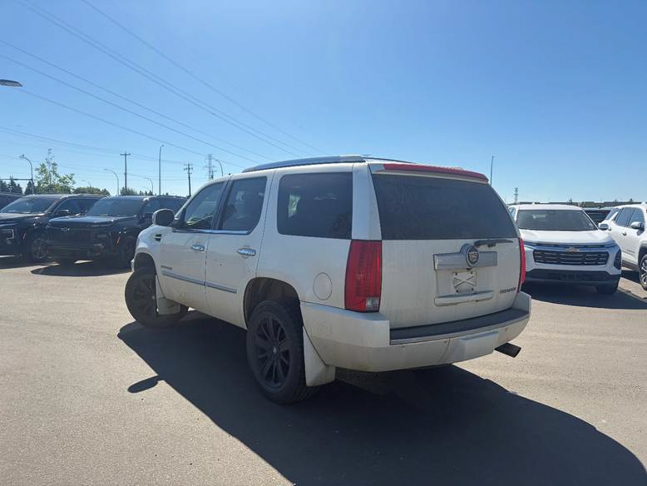 2008 Cadillac Escalade AWD 4dr White Sherwood Park - photo #3