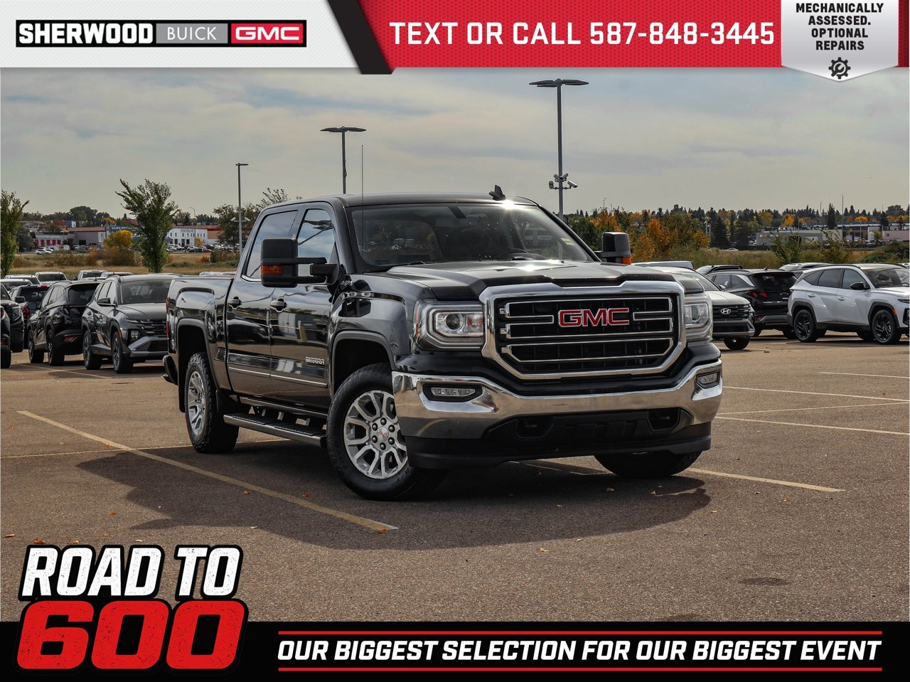 2017 GMC Sierra 1500 4WD Crew Cab 143.5 SLE Black Sherwood Park - photo #0