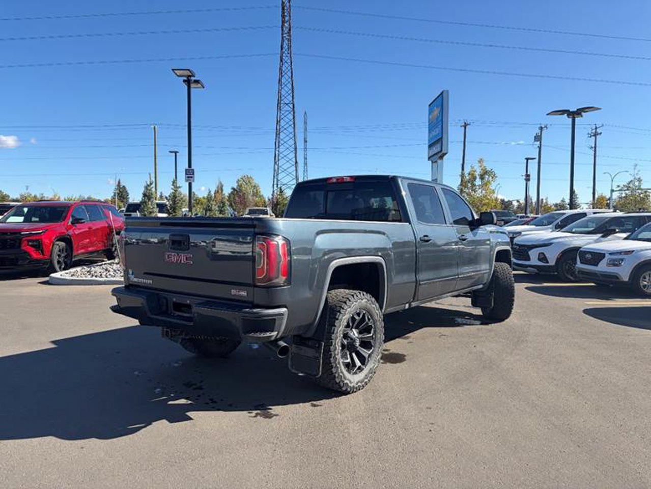 2018 GMC Sierra 1500 4WD Crew Cab 143.5 SLT Grey Sherwood Park - photo #4
