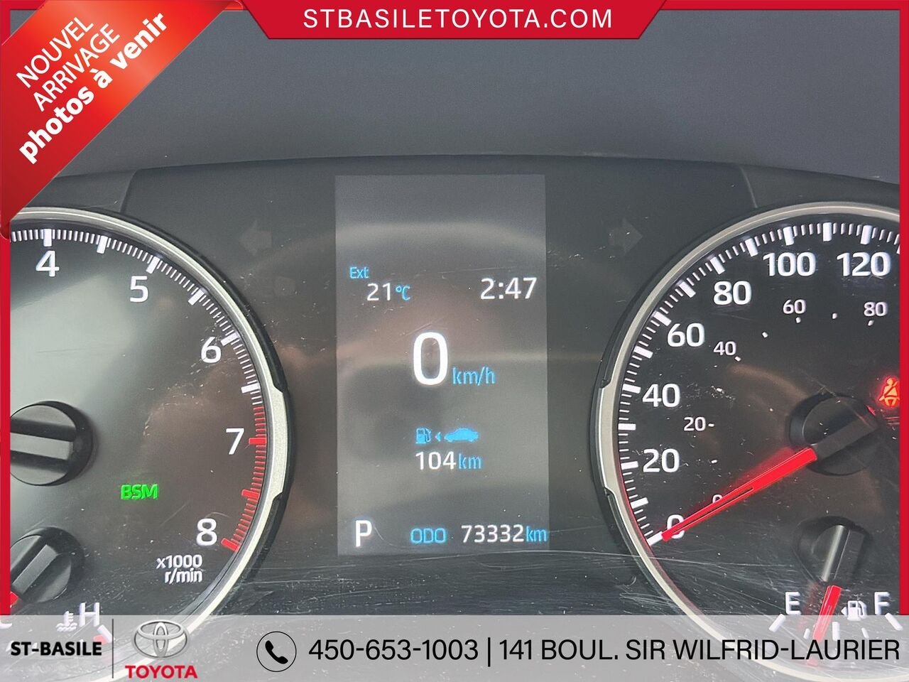 TOYOTA RAV4 2022 Gris Saint-Basile-le-Grand - photo #4