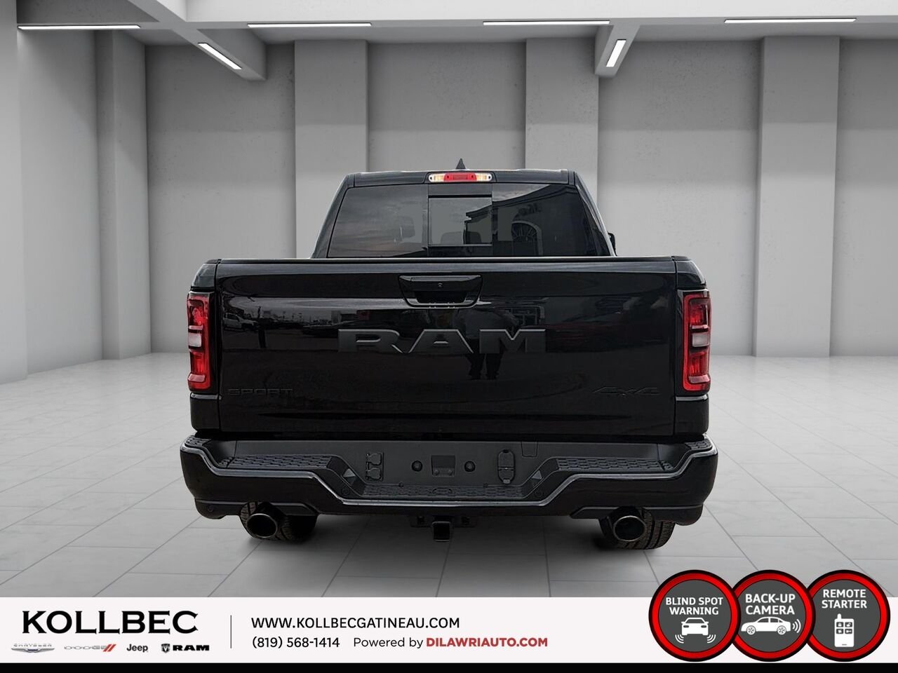 RAM 1500 Sport cabine d'équipe 4x4 caisse de 5 pi 7 po 2026 Couche nacrée cristal noir étincelant Ottawa & Gatineau - photo #5