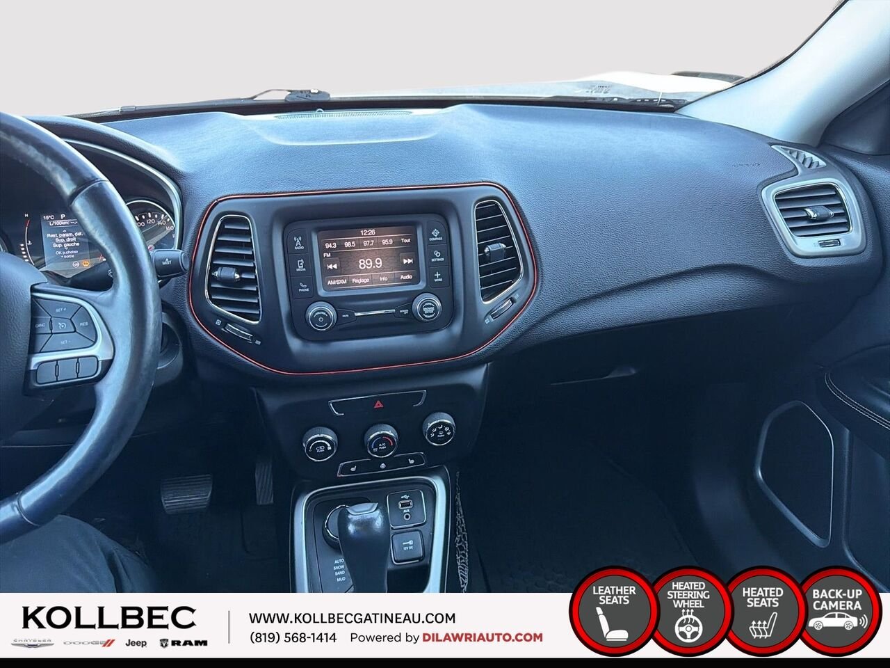 2018 Jeep Compass U19570 | North 4x4 White Gatineau - photo #1