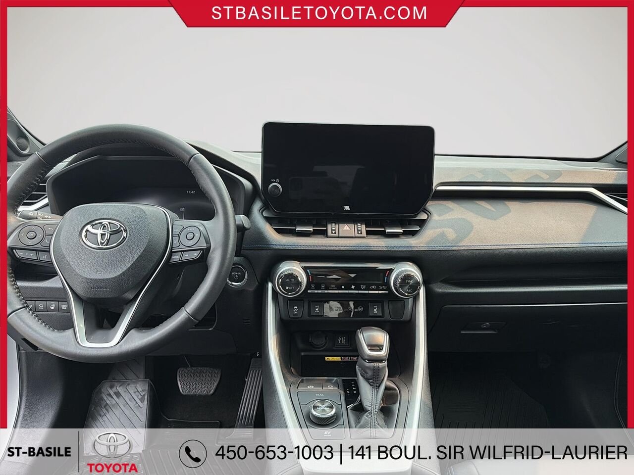 2023 TOYOTA RAV4 Hybrid Silver Sky Metallic with Black Roof Saint-Basile-le-Grand - photo #12