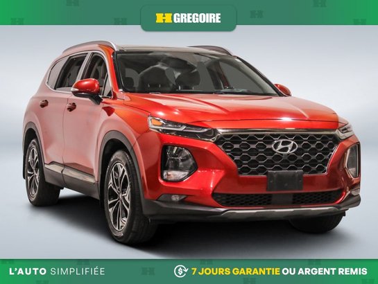 Hyundai Santa Fe Ultimate AWD AUTO AC CUIR TOIT NAV MAGS CAM RECUL 2020 Rouge