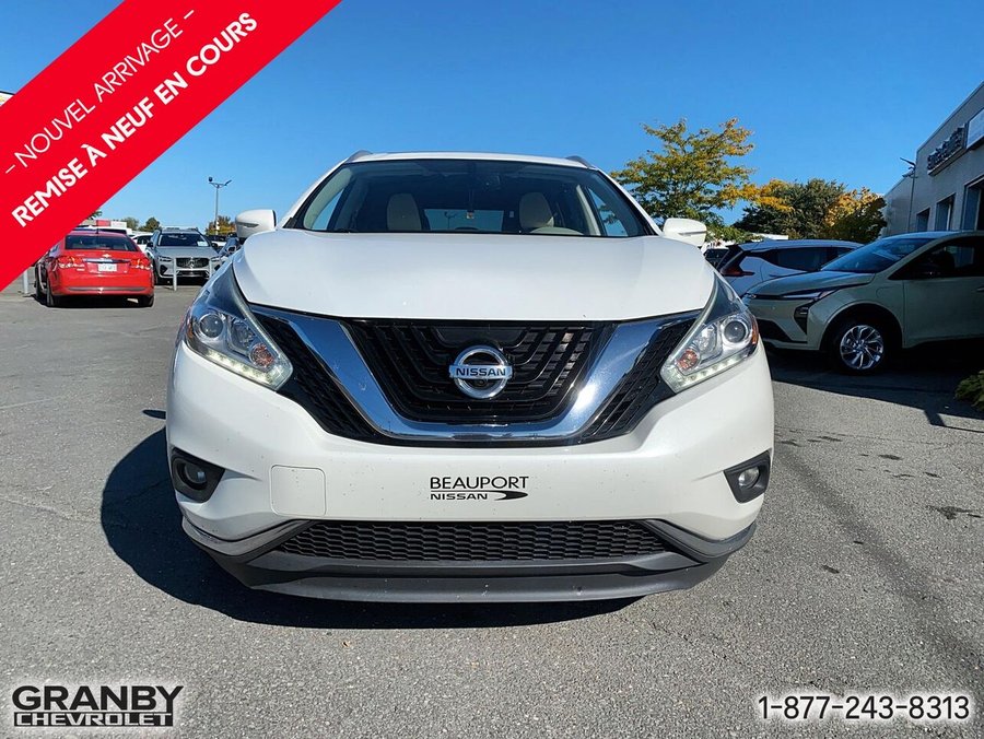 2015 Nissan Murano Traction intégrale 4 portes SL White