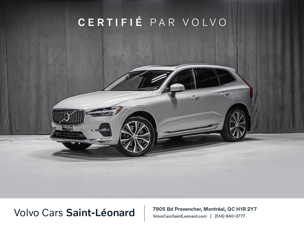 Volvo XC60 B6 INSCRIPTION ADVANCED CLIMATE 2022 Argent Montréal - photo #0