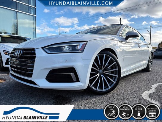Audi A5 Sportback Technik 2.0 TFSI quattro S tronic 2018 Blanc