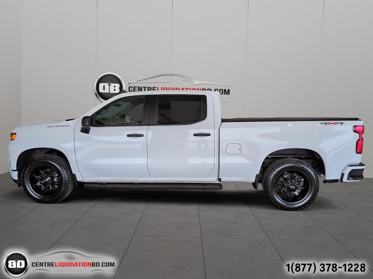 Chevrolet Silverado 1500 LTD CUSTOM CREW CAB 2.7L TURBO 4X4 BOITE 6.5P | A8660A 2022 Blanc Granby - photo #8