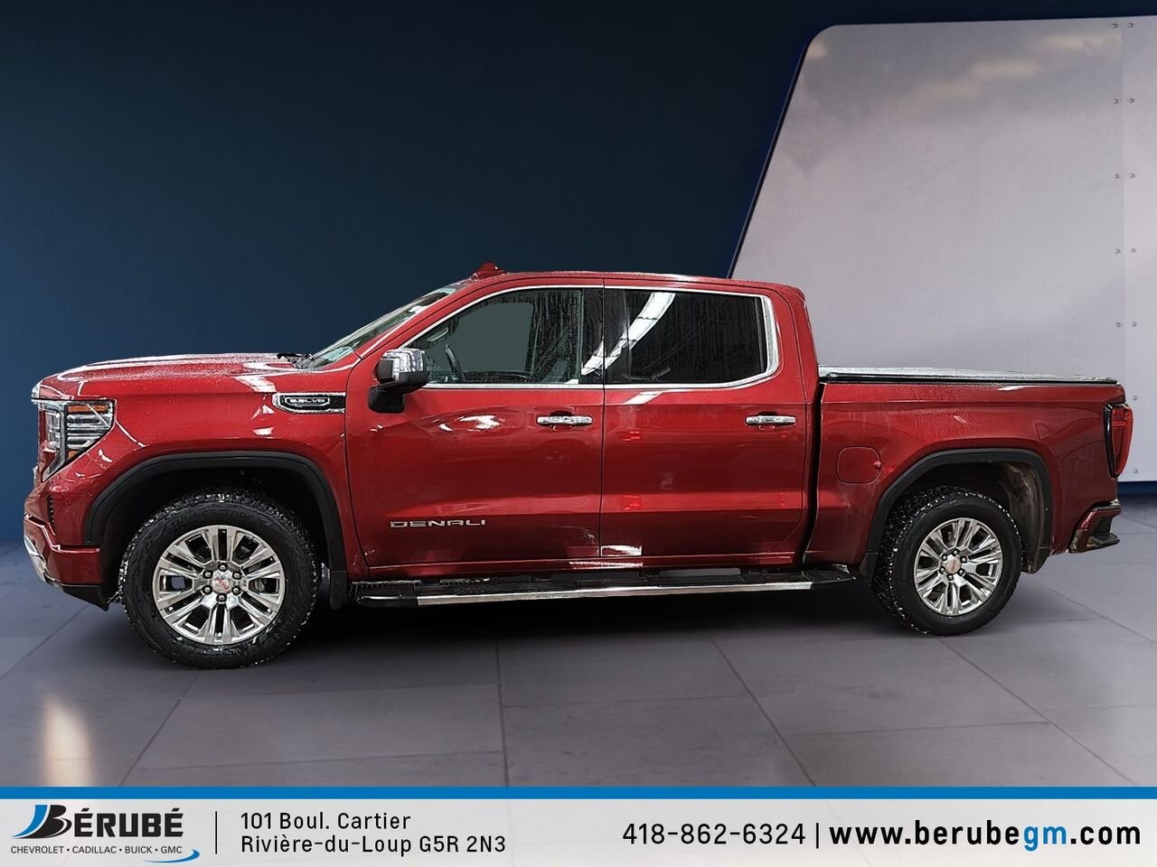 GMC 1500 4RM, CAISSE COURTE, CAB. MULTIPLAC Denali cabine multiplace 4RM 147 po 2024 Rouge Rivière-du-Loup - photo #4