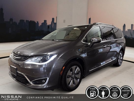 2018 Chrysler Pacifica Hybrid LIMITED | HYBRIDE RECHARGEABLE | CUIR | TV/DVD | SIÈGES VENTILÉS | CARPLAY Grey