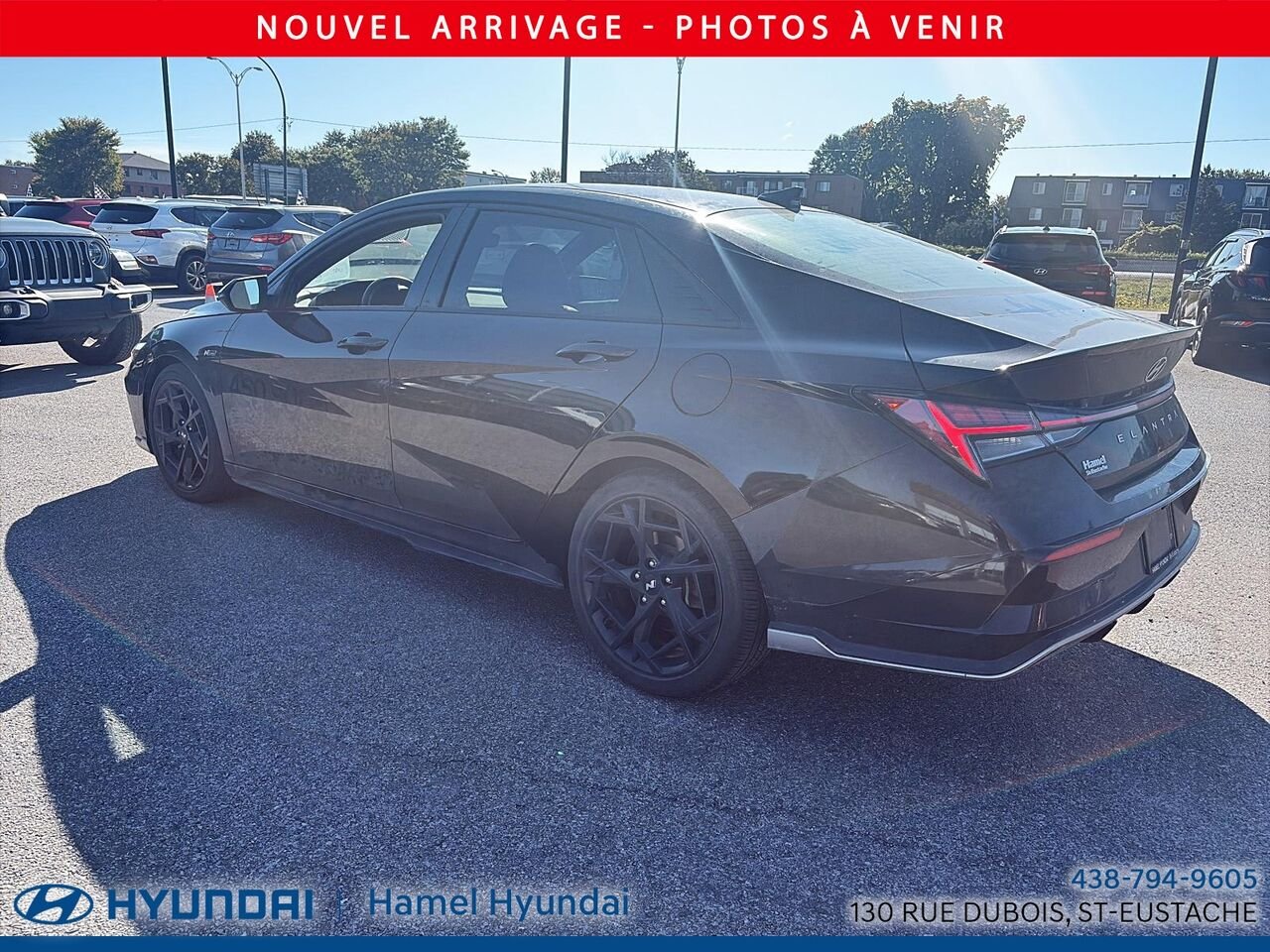 Hyundai Elantra 2024 Noir Saint-Eustache - photo #2